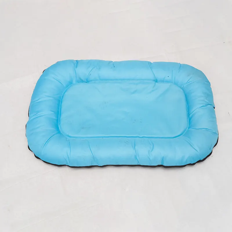 Faux-Linen Pet Bed