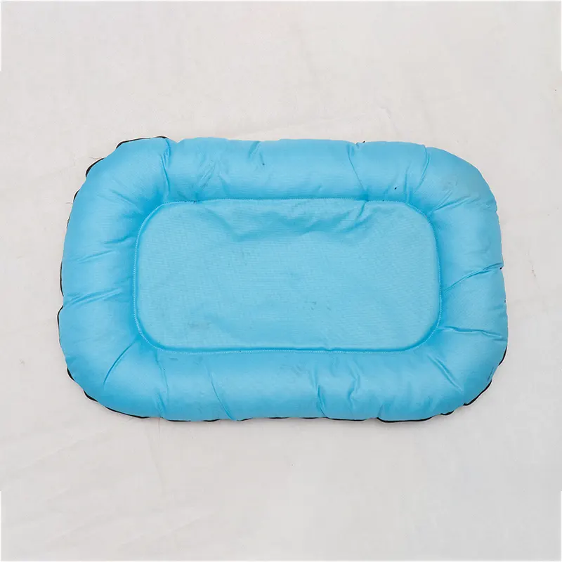 Faux-Linen Pet Bed